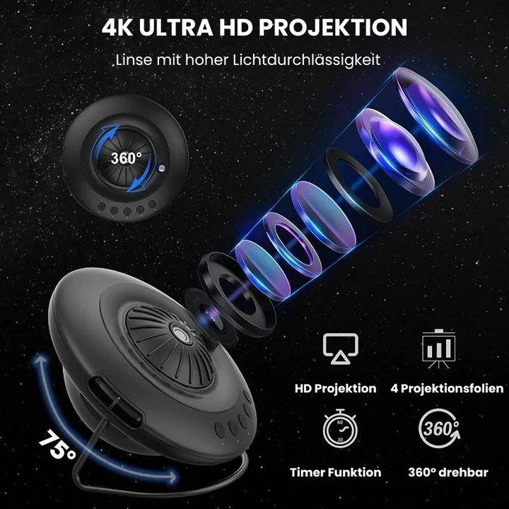 Infinity Sky Projector - 4K Ultra HD Galaxie Projektor