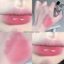 Kekemood spiegel wasser lip gloss lip glasur transpare ntes glas lippen öl wasserdichter flüssiger lippenstift nackt braun klar tönung make-up